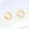 Pacote de 14K Pacote de Preservação de Cor de Ouro Anel de Contas Banhado a Ouro Caseiro Diy Jóias Anel de Contas Pulseira Acessórios Material Redondo Anel de Ouro