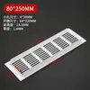 Malla de Ventilación para Gabinete de Aleación de Aluminio Blanco Cubierta Decorativa para Zapatero Rejilla de Agujero de Ventilación Rejilla de Disipación de Calor Agujero Cubierta de Agujero de Escape