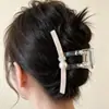 Presilha de Cabelo Grande de Acetato Estilo Coreano Surrey de Alta Qualidade para Penteados, Acessório de Cabelo Tipo Pinça Tubarão