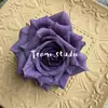 Phalaenopsis Película Impresa en 3D Flor Cabeza Corsage Furoshiki Souvenir Caja de Regalo DIY Boda Flor Artificial Serie Morada