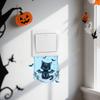 Adesivos de Parede para Quarto Série Mago Fantasma Fofo de Desenho Animado de Halloween para uma Atmosfera Festiva, Adesivos de Interruptor que Brilham no Escuro