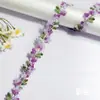 Atacado Transfronteiriço Estilo Étnico Degradê Tingido Floral Pequeno Renda Solúvel em Água Bordado Vazado Bainha de Saia Hanfu Acessórios DIY