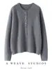 Novo Suéter de Lã Outono e Inverno para Mulheres, Gola Redonda Pulôver, Estilo Solto e Preguiçoso, Suéter Emagrecedor, Gola Meio Aberta, Camada Base de Tricô