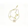 Pulsera popular de titanio y acero estilo ins, moderna, versátil, corazón, mariposa, estrella, geométrica, de acero inoxidable, joyería para la mano