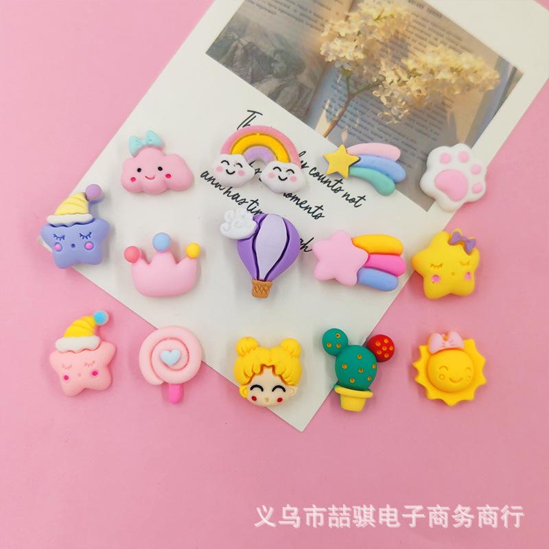 可爱太阳星星仙人掌热气球