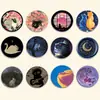 Broche Desenho Gato Lua e Estrela, Broche Fofo Estilo Japonês, Acessório Criativo para Bolsa, Alfinete, Pequeno Presente