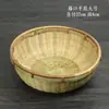 Cesta de frutas tecida em bambu, cesta de produto de bambu feita à mão, cesta vaporizadora de bambu, cesta de frutas, cesta de servir vegetais para casa, cesta de armazenamento de bambu