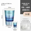 Celebridade da Internet Estilo Chinês Cartão Prata Xícara de Chá Descartável Copo de Chá de Leite Copo de Papel com Tampa 500ml Copo para Bebida Quente Venda por Atacado Comercial