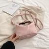 Bolso dumpling pequeño popular de este año bolso bandolera de alta textura de terciopelo nuevo para primavera y verano 2024 bolso para ir al trabajo