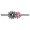 Diadema infantil de girasol Borde crudo doce ángulo color sólido diadema de bebé accesorios para fotografía de bebé tocado 24 colores