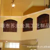 Decoración de Hierro Forjado Casa Subei Pantalla de Artesanía de Hierro Forjado Pieza de Flor Decoración de Sala de Estar Pieza de Flor de Artesanía de Metal Ventana de Hierro