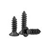 Tornillo autorroscante de cabeza avellanada negra tornillo autorroscante de cabeza plana KA tornillo pequeño electrónico M2 M2.3 M2.6 M3