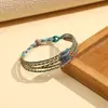 Festival del Bote del Dragón Cuerda Colorida con Nudo de Diamante, Pulsera de Seda Colorida Tejida a Mano, Pulsera de Bendición para Niños Estilo Étnico de Hilo de Cinco Colores