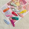 Clip BB color macarrón niños adulto gota de agua clip para el cabello aceite fresco color caramelo clip para flequillo 3CM horquilla