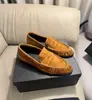 Novos Mocassins Plissados de Couro Genuíno Fosco para Mulheres ys Estilo Britânico Sola Macia Sapatos Baixos Casuais Versáteis de Couro Bovino