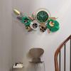 Nuevo estilo chino, luz de lujo, hierro, decoración de pared para sala de estar, fondo, pared, dormitorio creativo, decoración de metal, colgante de pared, arte colgante