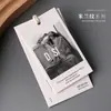 Etiqueta colgante para ropa Logo Personalización Tienda de ropa Etiqueta de precio de ropa Certificado Tarjeta de etiqueta colgante para ropa Etiqueta de ropa