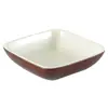 Plato pequeño para mojar de melamina bicolor Vajilla Tienda de Barbacoa Comercial Tienda de Hot Pot Plato para Salsa Plato para Condimentos Plato para Aderezos Imitación Cerámica