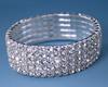Lote Mixto de Joyería Nueva Joyería Plata Diamante Conjunto Primavera Pulsera de Aleación Multicapa