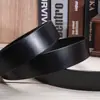 Capa Superior Piel de Vaca Cinturón de Cuero Sin Dientes Sin Ranura para Tarjeta Cinturón DIY Sin Hebilla Cinturón para Hombre Sin Agujeros para Hombre