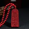 Pendente Comando dos Cinco Trovões Dourado Areia Dourada Roxo Cinábrio Joia Taoísta para o Ano de Nascimento Comando da Roda Dourada de Baixo Teor