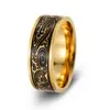 Anillo de Acero de Titanio para Hombre Estilo Retro Joyería de Mano Guapo Moda Tendencia Anillo para Hombre Venta al por Mayor Transfronterizo Europeo y Americano Nuevo Producto Anillo