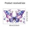 Ventilador Sunseeker Fun-E89 Dream Purple Butterfly Flower, pegatinas decorativas para pared de dormitorio y sala de estar, venta al por mayor