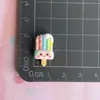 Mini Juguete de Paleta de Helado Colorida de Imitación para Verano Accesorios DIY Pegamento de Crema Resina Venta al por Mayor Transfronterizo