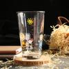 Vaso de agua de verano de estilo japonés, simple, lindo, con patrón de dibujos animados, para oficina y hogar, con escala, al por mayor