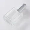 Botella de Perfume de Vidrio de 15 ml en Stock del Fabricante, Botella Vacía con Tapa de Rosca, Botella Cuadrada Plana, Botella Recargable, Botella Cuadrada Plana, Botella para Aromaterapia