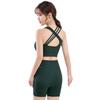 Novo Top Tomara que Caia Bandeau Grande em U com Tiras Cruzadas nas Costas e Bojos, Roupa Íntima Sem Costas, Sutiã Esportivo Sem Aro para Mulheres