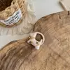 Corea del Sur Nuevo Pasador de Pelo Bordado de Conejo de Dibujos Animados Cachorro Encaje Anillo para el Cabello Infantil con Perlas Todo Fósforo Accesorios para el Cabello Infantiles Pasador