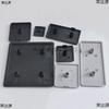 Placa de cubierta de aluminio estándar europeo tapa de extremo tapón de plástico de nylon 20 30 4040 5050 4080 30606060