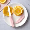 Juego de Cuchillos para Fruta de Cerámica Imitación Juego de Tres Piezas Tabla de Cortar Tabla de Cortar Cuchillo para Melón y Fruta Juego de 3 Piezas Cuchillo para Comida de Bebé Cuchillo Pelador