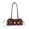 Bolso de axila de diseño de nicho transfronterizo de lunares, bolso de hombro dulce fresco y versátil estilo coreano, bolso de mano de alta gama de moda