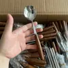 Petitbonheur Estilo Ins Coreano Acero Inoxidable Cubiertos Estilo Occidental Cuchillo, Tenedor, Cuchara, Palillos de Comedor para el Hogar, Tenedor