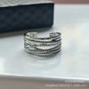 Anillo Retro Anillo Piedra de los Deseos Personalidad Masculina Tendencia Estilo Fresco Anillo de Plata Tailandesa para Hombre Joyería de Moda Venta al por Mayor