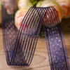 Borde de Cebolla Seda Plateada Hilo de Nieve Cinta Accesorios para el Cabello Coreanos Material Rayado Cinta de Hilo de Nieve Paquete de Ramilletes de Flores Accesorios para el Cabello Accesorios de Cinta