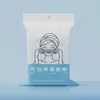 Almohadillas de Algodón Húmedo Elásticas Tres en Uno para Aplicación Facial, Combinación Perforada para Ojos, Boca y Nariz, Tipo Delgado