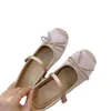 Zapatos Mary Jane con Lazo de Moda para Niñas Primavera 2026, Bailarinas Estilo Princesa, Mocasines Versátiles