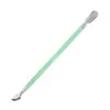 Aço inoxidável de fábrica empurrador de cutícula de aço para nail art empurrador de cor empurrador de pele morta raspador de cabeça dupla ferramentas de nail art atacado