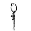 Arete de Acero de Titanio Baolina para Hombre Personalidad Temperamento Pendientes de Moda Corea del Sur Pendientes de Cadena con Borla Larga para Mujer