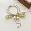 2025 Nueva Cuerda para el Cabello de Celebridad de Internet para Mujeres Alta Elasticidad Duradera Casual Diaria Banda de Goma para Cola de Caballo Alta Atadura para el Cabello para Mujeres