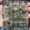Ventas Directas de Fábrica Cristal Sintético K9 Cuentas Sueltas Perlas Redondas Fantasma Verde Accesorios de Vidrio para Manualidades Semi-Terminados Venta al por Mayor