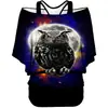 [Processamento Personalizado] Colete Estampado Digital 3D da Amazon Verão Fino Manga Curta Feminino Camiseta Transfronteiriça para Mulheres