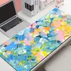 Estilo de Arte de Planta Tropical Alfombrilla de Escritorio Extra Grande Flores de Pintura al Óleo Coloridas Alfombrilla para Ratón Múltiples Estilos Disponibles