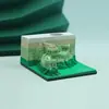 Castillo de la Ciudad Prohibida Rugby Calendario de Notas Adhesivas Arquitectura Tallado en Madera Adornos Regalo de Cumpleaños 2026 Notas Adhesivas Tallado en Papel Tridimensional