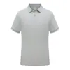 220g Nueva Camisa Polo de Algodón Puro Manga Corta con Cuello de Solapa Estilo Verano Ropa de Trabajo Transfronteriza para Hombres y Mujeres con Logo Impreso Camisas Publicitarias