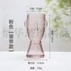 Vaso de Vidro Moderno Simples com Rosto Humano Personalizado para Sala de Estar Decorações Criativas para Bancada Flores e Plantas Verdes Hidropônicas
