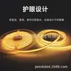 Tira de Luz COB Autoadhesiva 24V Exterior Impermeable 12V Sala de Estar Tira de Luz LED Tira de Luz Lineal sin Parpadeo Alto CRI